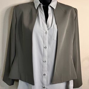PAPELL PETITES | Draped Open Blazer